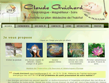 Tablet Screenshot of claudeguichard.com